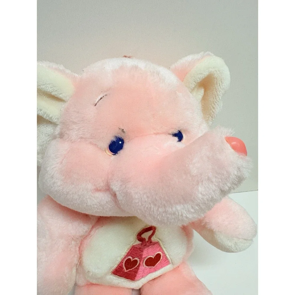 Care Bears Cousins‎ Lotsa Heart Pink Elephant Plush Toy Kenner Vintage 1984